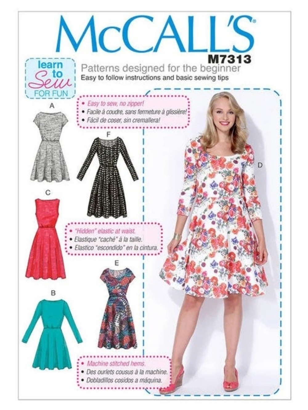 McCall's Pattern M7313 *UNCUT*